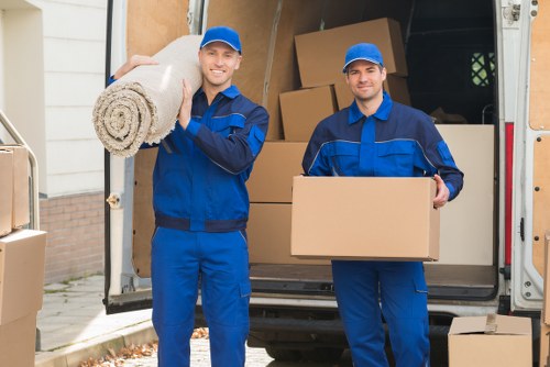 Commercial removals van for office moves in White City