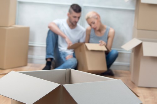 Moving team planning a residential move in White City