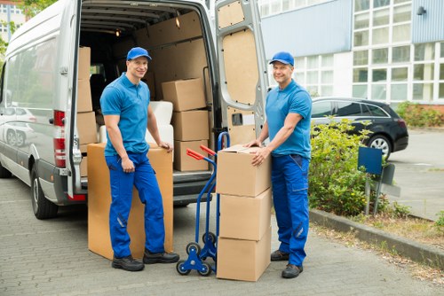 Office removal planning for a business move near White City