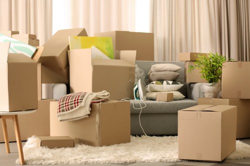 Packing and transport support for household removals in White City