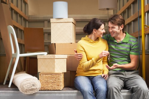 Careful handling of furniture during a residential move in White City